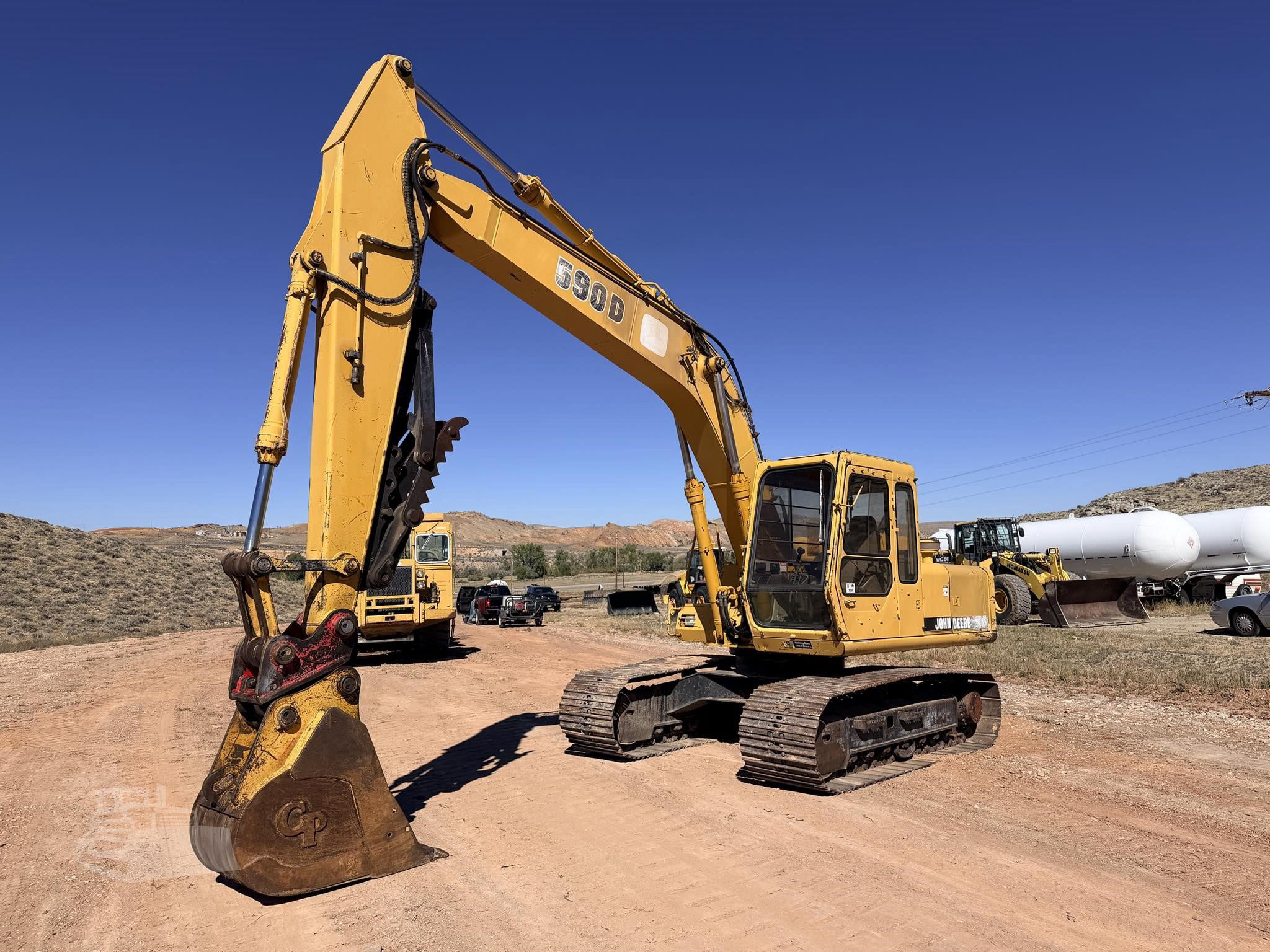 1996 John Deere 590D Crawler Excavator | Stock ATE-0167