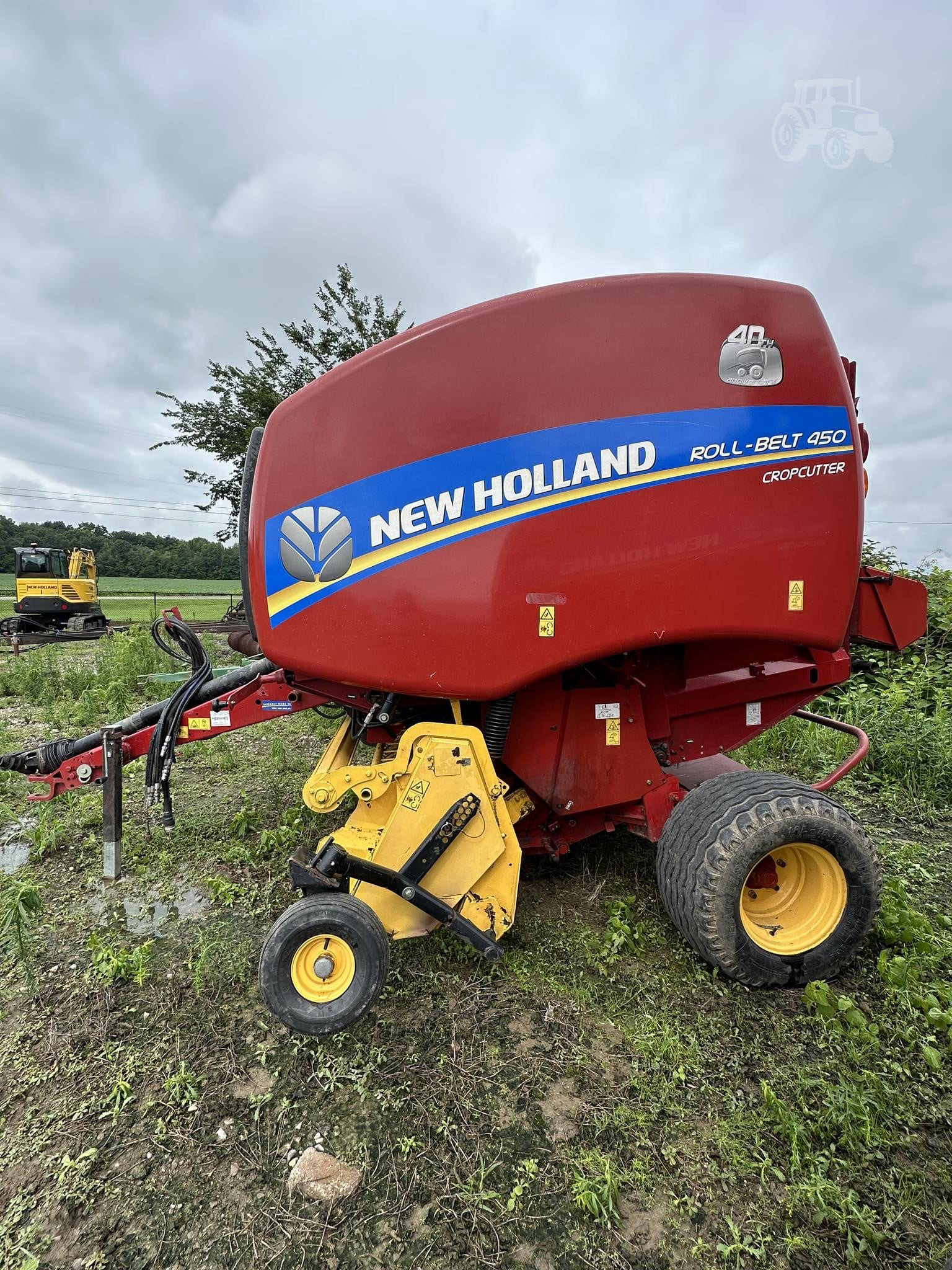 2015 New Holland ROLL-BELT 450 Round Baler — stock ATE-0034 — photograph 1