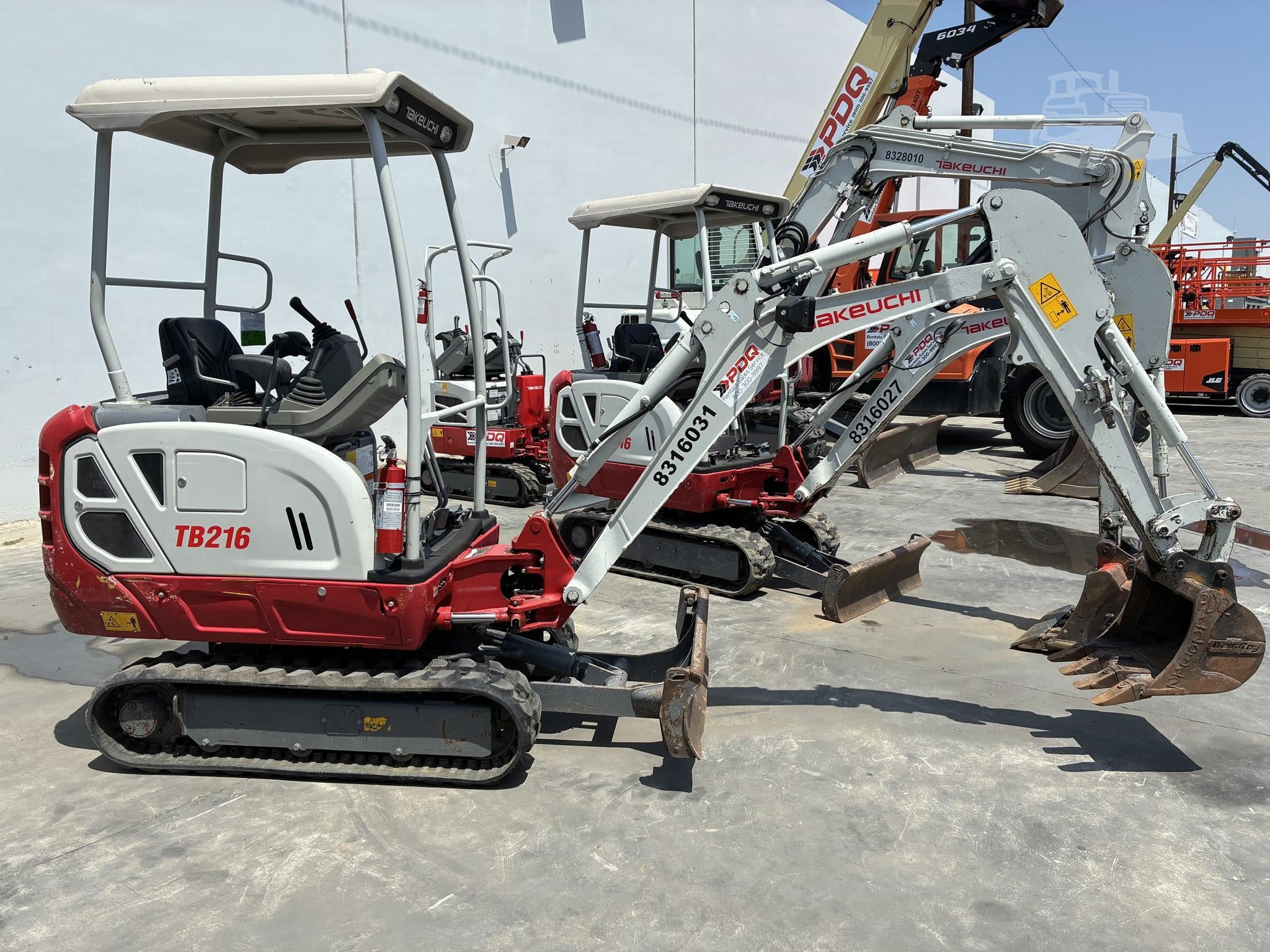 2023 Takeuchi TB216 mini excavator