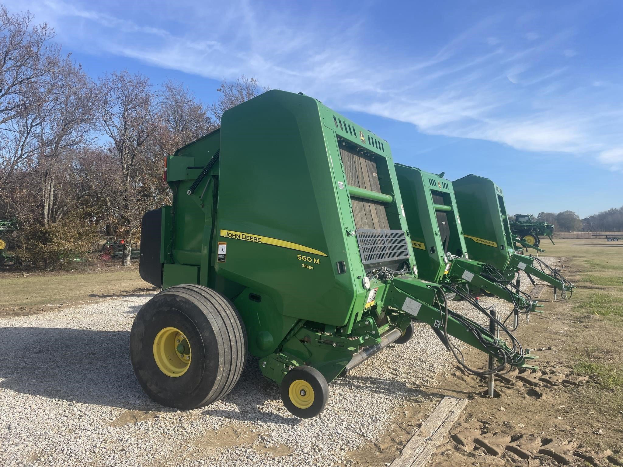 2023 John Deere 560M Round Baler — stock ATE-0029 — photograph 1