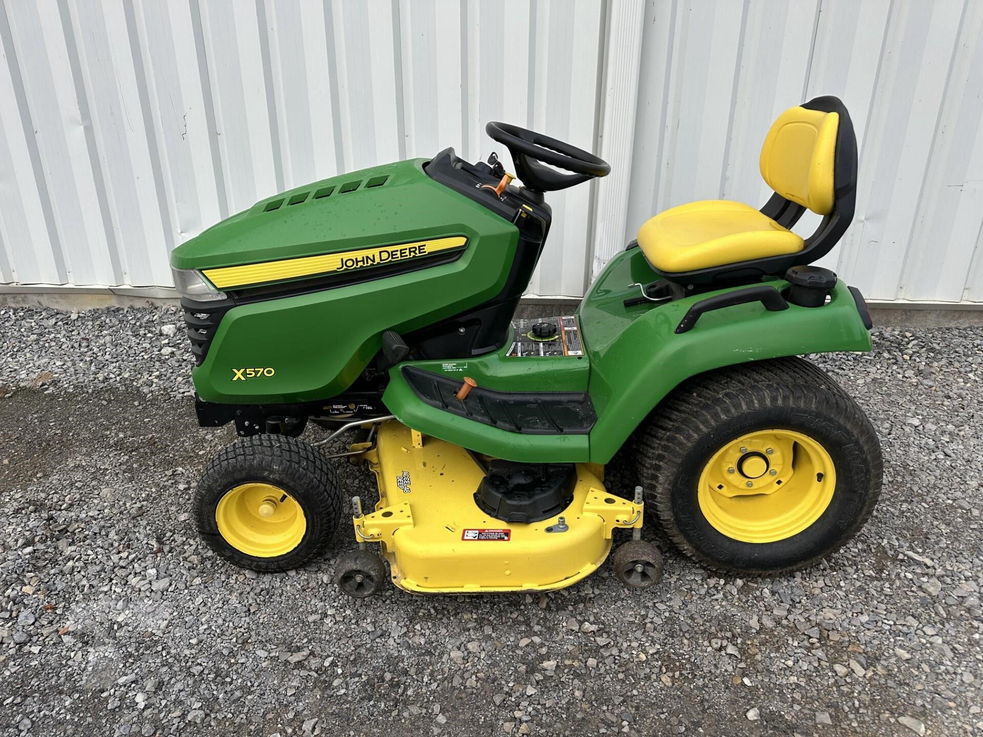 2021 John Deere X570 Riding Lawn Mower — stock ATE-0104 — photograph 1