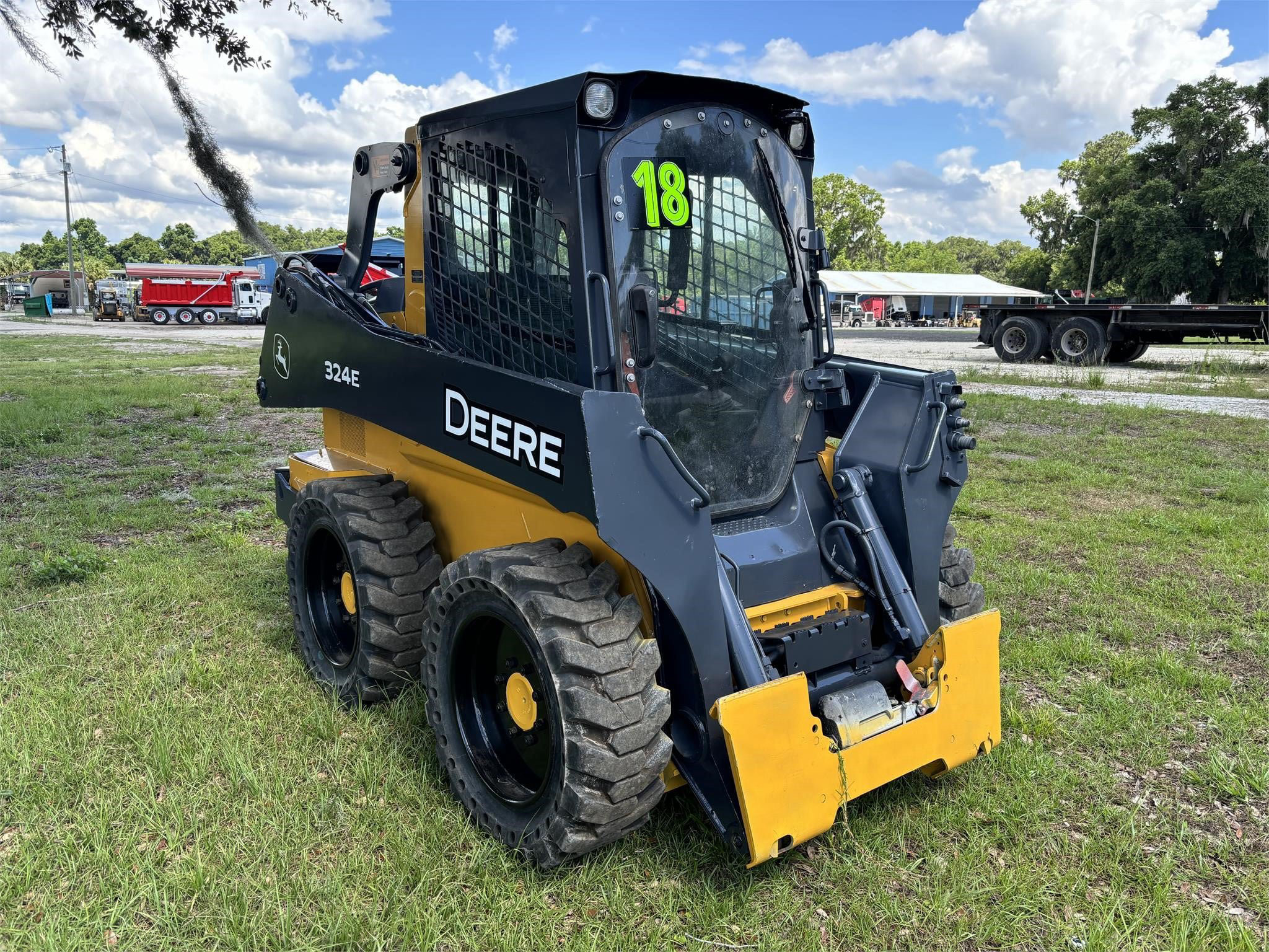 2018 John Deere 324E Wheel Skid Steer Loader — Stock ATE-0181