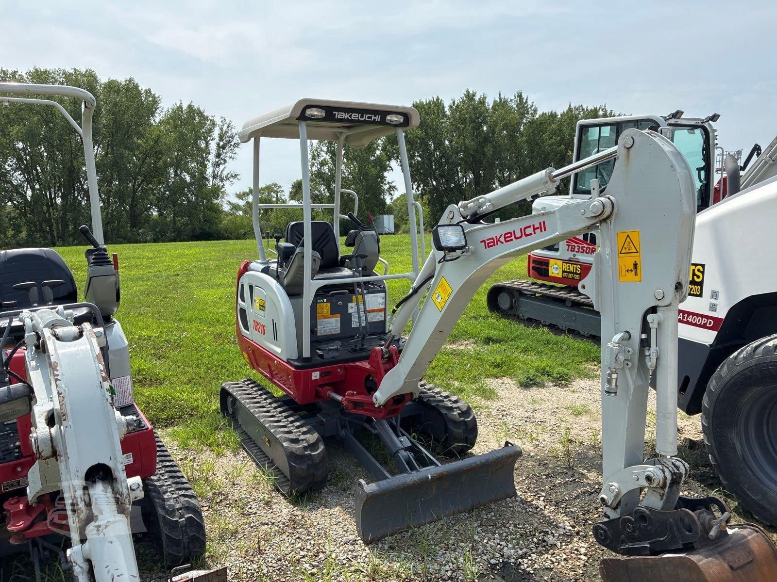 2024 Takeuchi TB216 mini excavator
